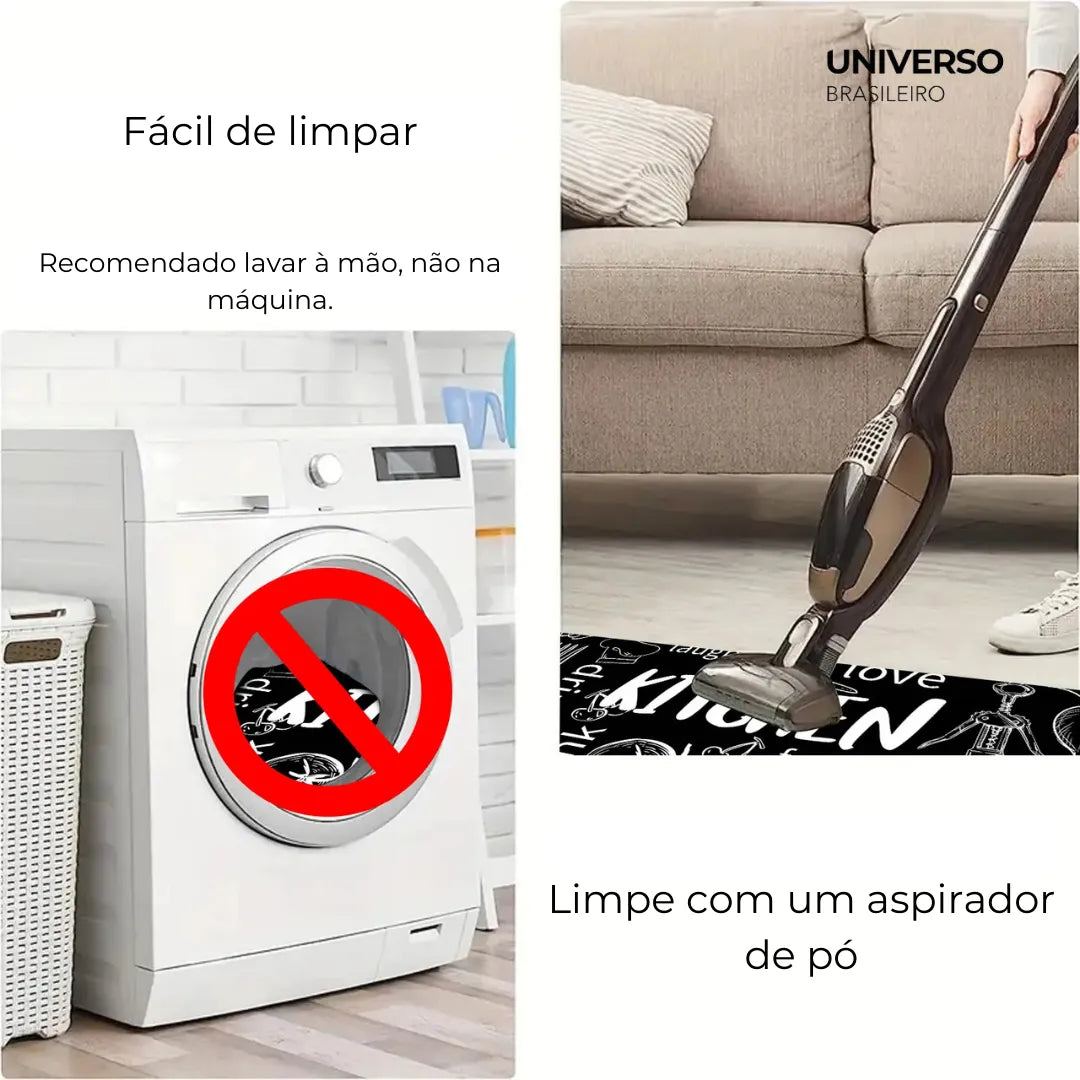 Tapete de Cozinha Antiderrapante - Minz
