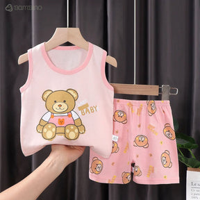 Conjunto Verão Para Menina Recém Nascida Bambino