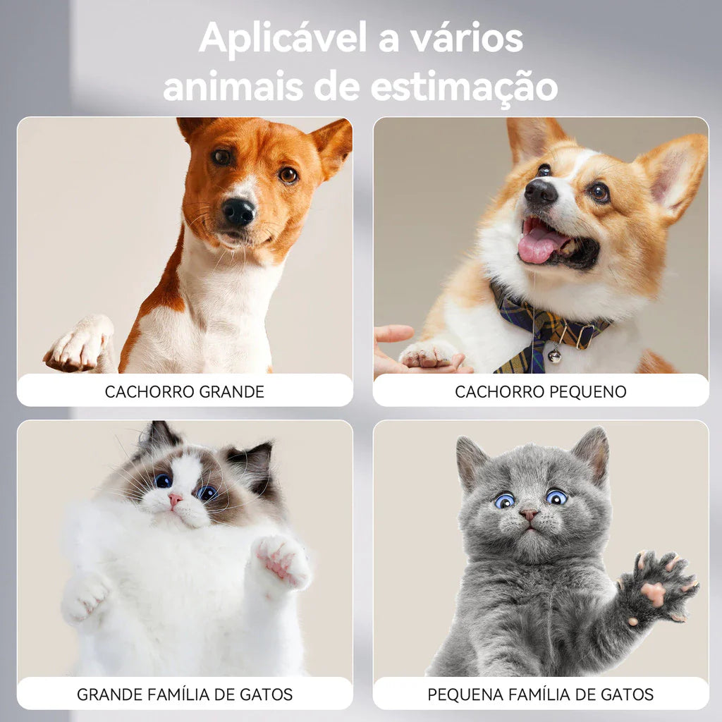Kit Cortador e Lixador de Unhas para Cachorro e Gato | Kit NailCare™