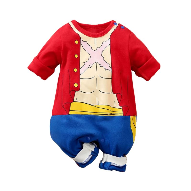 Macacão Bebê Cosplay Anime