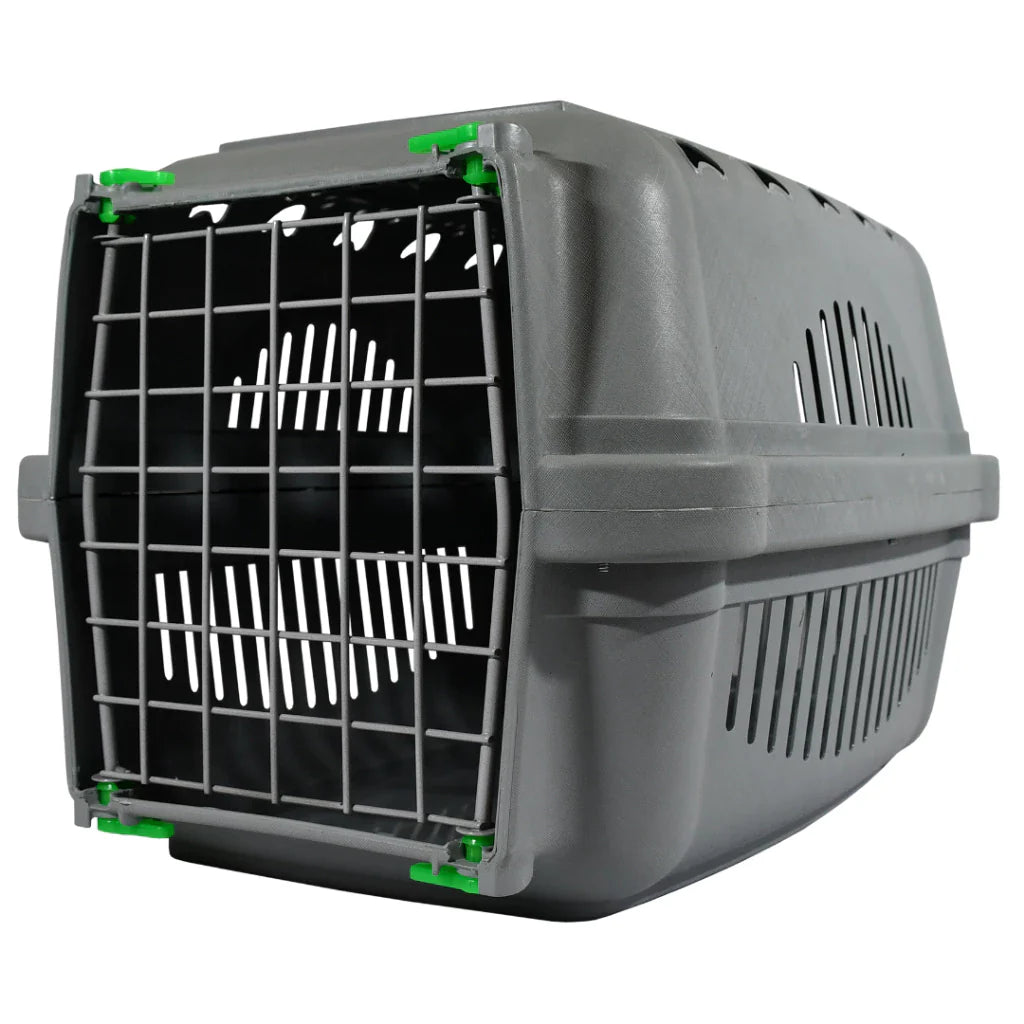 Caixa de Transporte com Porta de Aço para Cães e Gatos | Falcon™