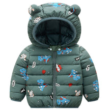 Jaqueta Puffer Infantil com Orelhinhas