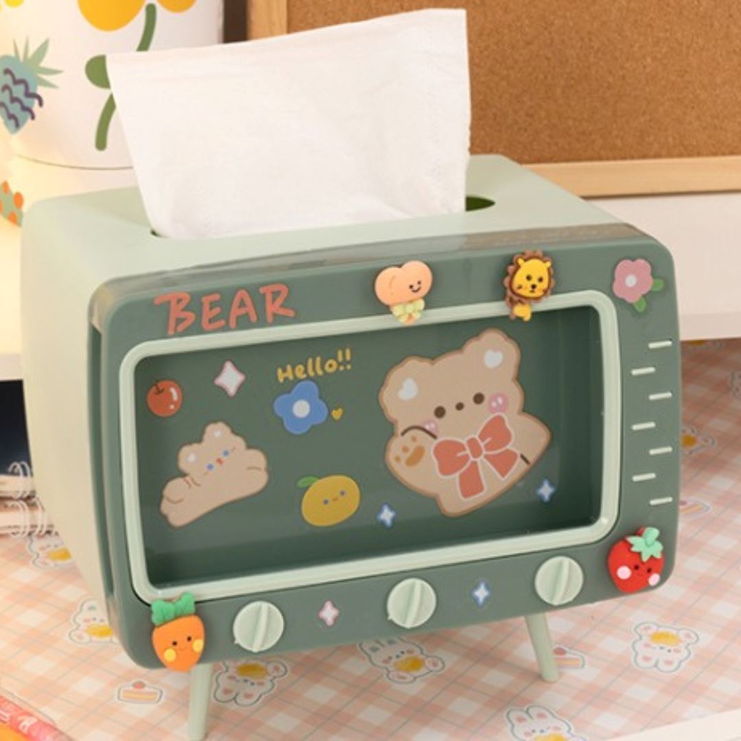 Suporte para Celular + Porta Lenços Umedecidos Infantil