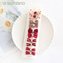 Mini Grampos de Cabelo Tope Infantil Bambino - KIT com 10 Grampos