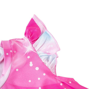 Vestido Infantil Manga Curta Unicórnio