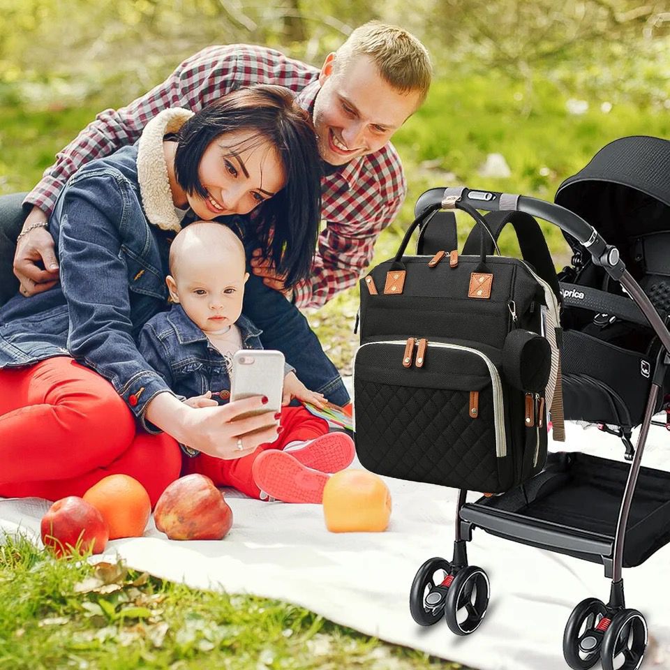 Mochila Maternidade Original Impermeável 15%OFF Primeira Compra + Frete Grátis-Compre até 3 x sem Juros