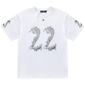 Camiseta Amiri 22 Logo-Print White