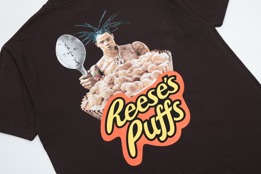 Camiseta Travis Scott Cactus Jack x Reese's Puffs