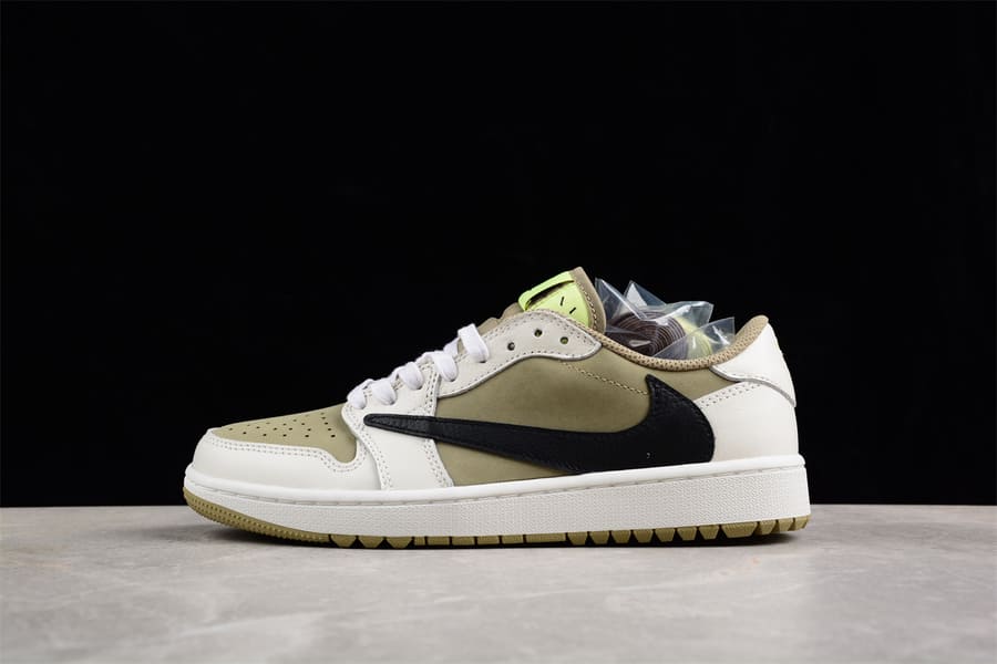 Travis Scott x Air Jordan 1 Low Golf Neutral Olive