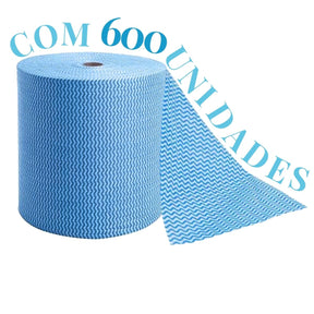 Rolo 600 Panos Multiuso Life Clean 28CMX240M Azul com 15%PrimeiraCompra+Frete Grátis