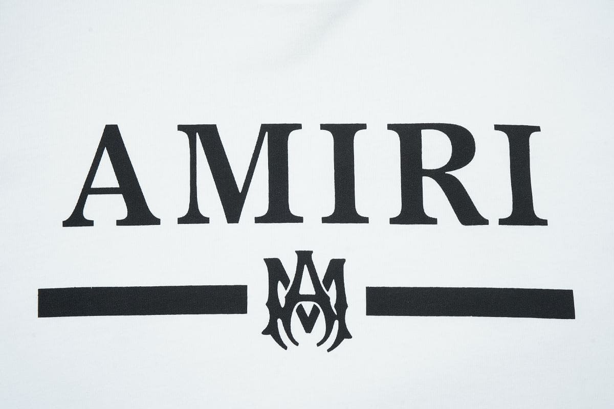 Camiseta Amiri Bar Logo White