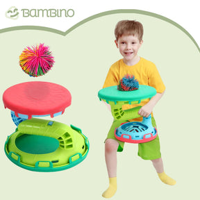 Peteca Brinquedo Infantil Bambino + Bola de Brinde