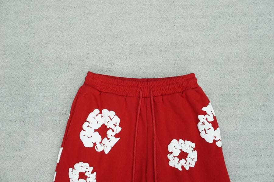 Shorts Denim Tears The Cotton Wreath Red