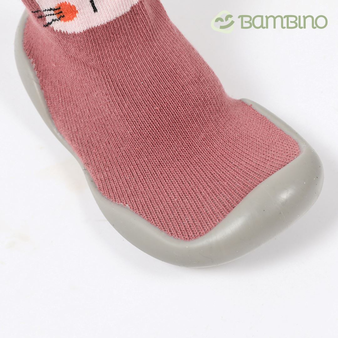 Meia Sapatilha Zoo Bebê Cano Alto