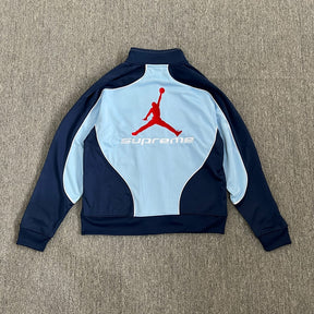 Conjunto Supreme x Jordan Tricot Track Blue