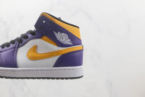 Air Jordan 1 Mid GS Lakers 2022