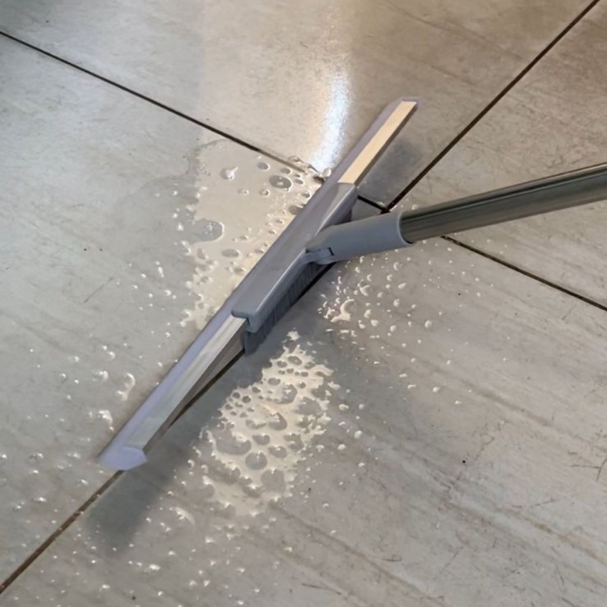 Rodo de Silicone 2 em 1 com Vassoura com 15%PrimeiraCompra+Frete Grátis