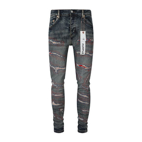 Calça Purple Red Cuts Jeans