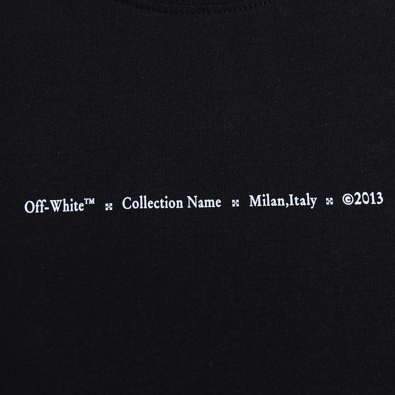 Camiseta Off-White Black Arrow Painted Cotton Jersey