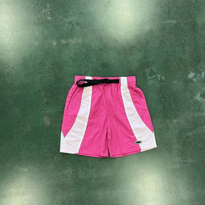 Shorts Corteiz Rosa Branco