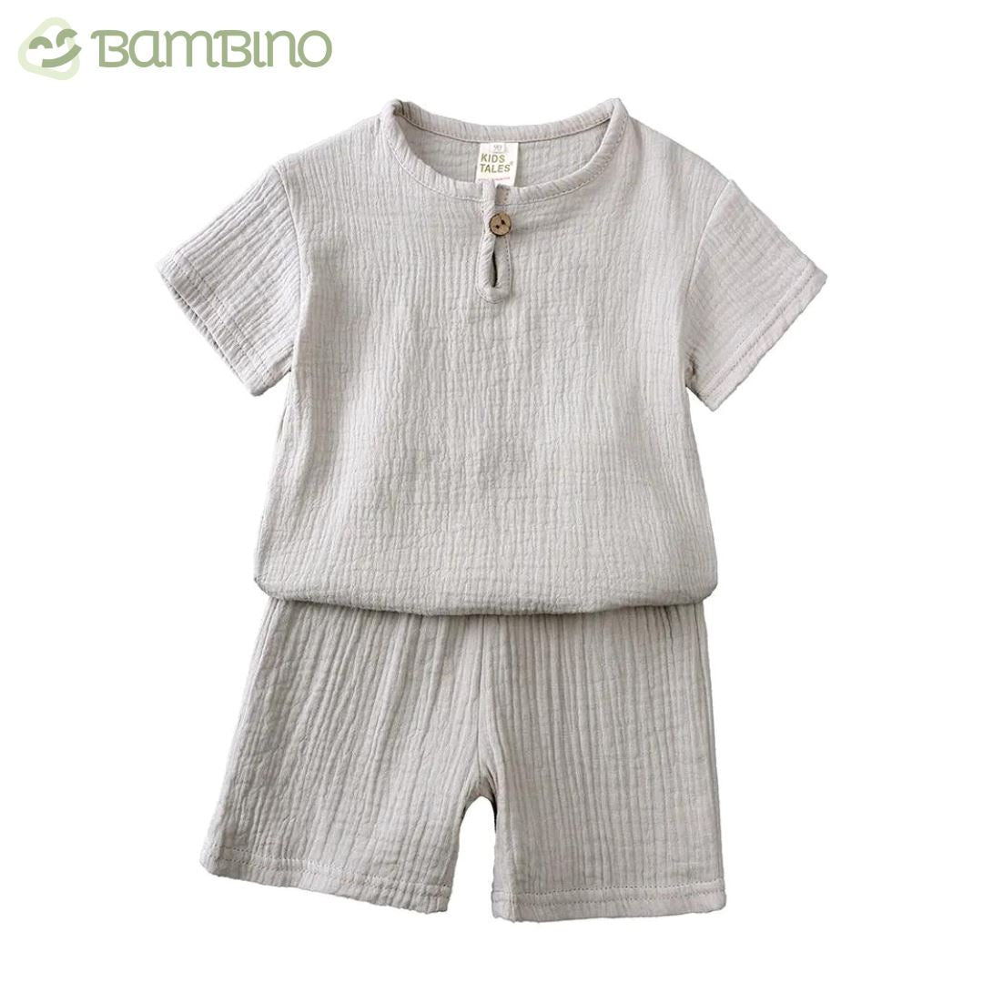 Conjunto em Linho Infantil Bambino