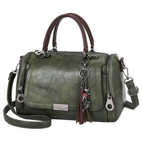 Bolsa Feminina de Couro Celeste - Tudo Tem