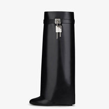 Bota Cano Alto Anabela
