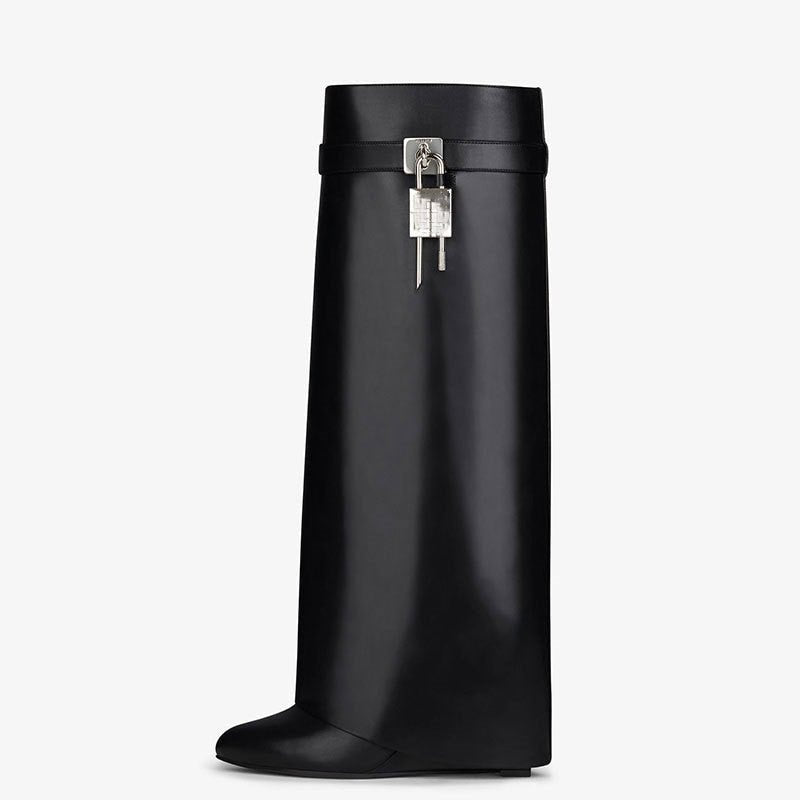 Bota Cano Alto Anabela