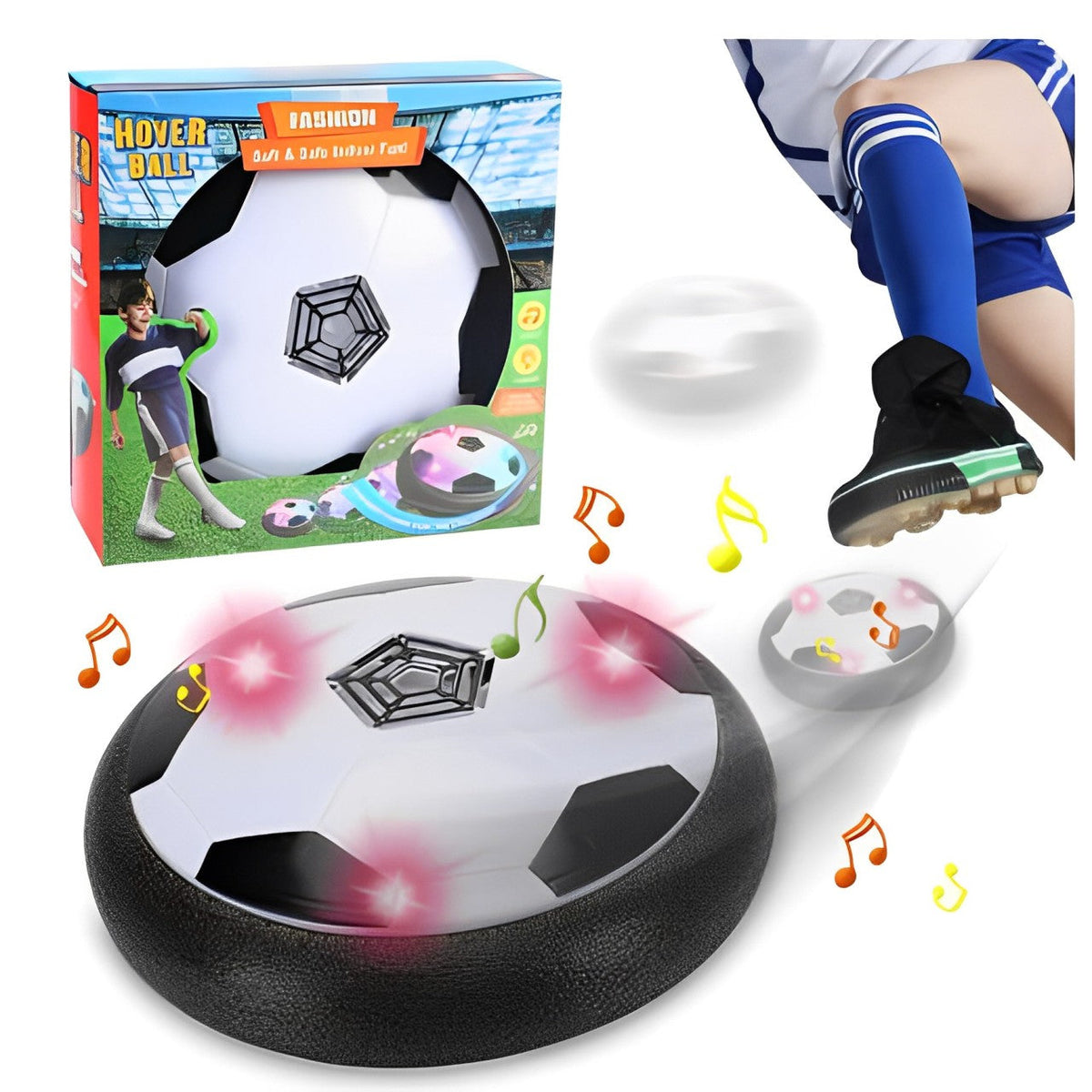 Bola de futebol flutuante com almofada de ar com [15%PrimeiraCompra]+Frete Grátis