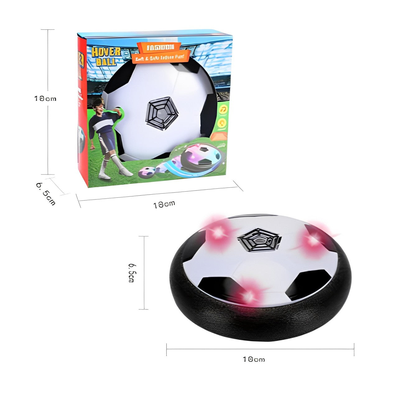 Bola de futebol flutuante com almofada de ar com [15%PrimeiraCompra]+Frete Grátis