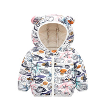 Jaqueta Puffer Infantil com Orelhinhas