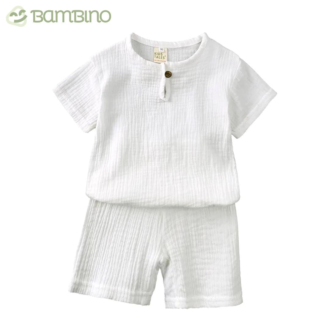 Conjunto em Linho Infantil Bambino