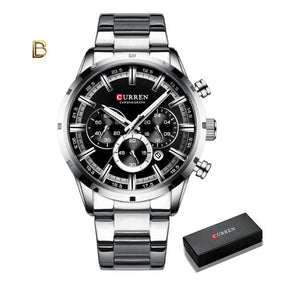 Relógio Masculino Curren Luxury Original