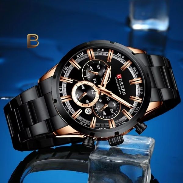 Relógio Masculino Curren Luxury Original