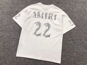 Camiseta Amiri 22 Logo-Print White