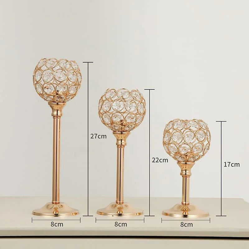 Candelabro Suporte de Velas de Luxo Decorativo