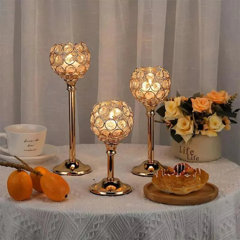 Candelabro Suporte de Velas de Luxo Decorativo