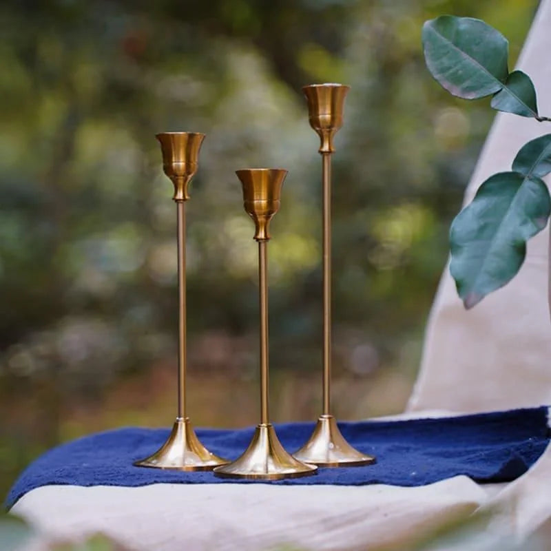Candelabros Suporte de Velas Retrô Decorativos