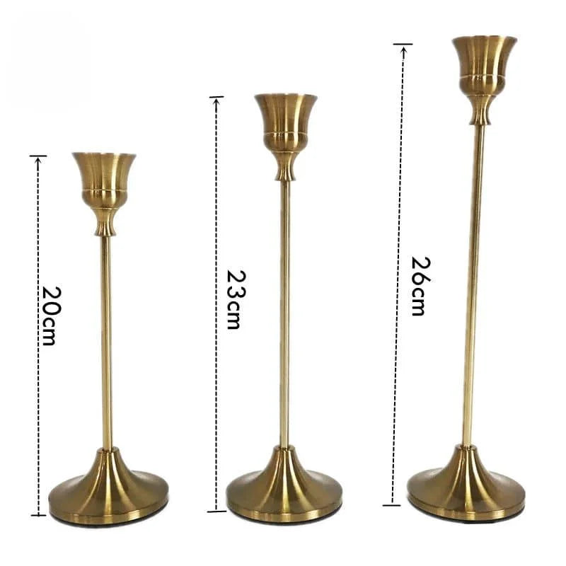 Candelabros Suporte de Velas Retrô Decorativos