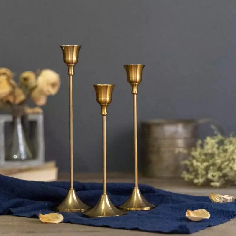 Candelabros Suporte de Velas Retrô Decorativos