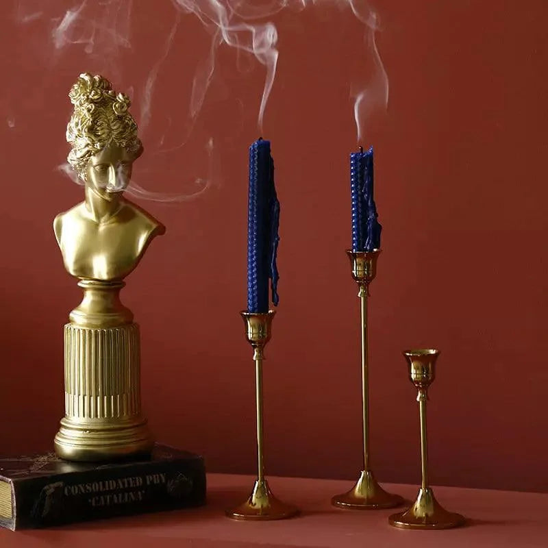 Candelabros Suporte de Velas Retrô Decorativos
