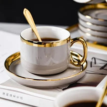 Caneca de Café de Cerâmica Luxuosa