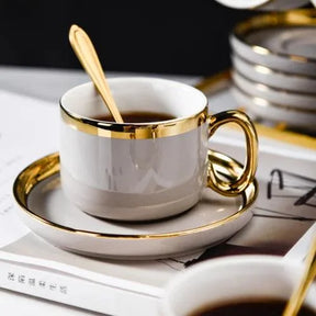 Caneca de Café de Cerâmica Luxuosa