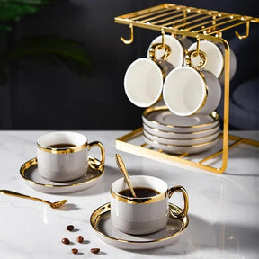 Caneca de Café de Cerâmica Luxuosa