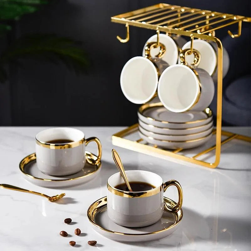 Caneca de Café de Cerâmica Luxuosa