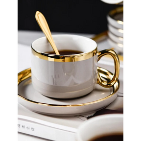 Caneca de Café de Cerâmica Luxuosa