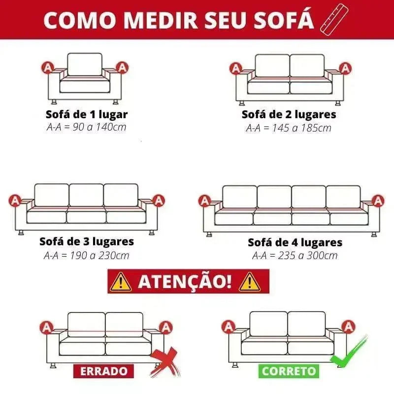 Capa de Sofá de Couro Simples e Moderna Chenille  Marrom