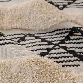 Capa de Sofá Estilo Boho em Algodão e Linho com Design 3D
