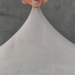Capa Para Cadeira de Jantar Suede Premium Cinza Claro