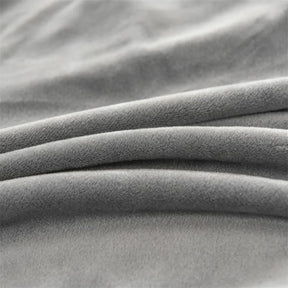 Capa Para Cadeira de Jantar Suede Premium Cinza Claro